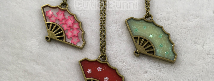 Oriental Fan Necklaces