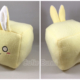 Cube Bunny Plushie - Yellow
