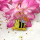 Honey Bunny Charm in flowers