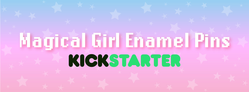 Magical Girl Enamel Pins Kickstarter