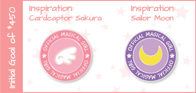 Magical Girl Pins - Cardcaptor Sakura & Sailor Moon