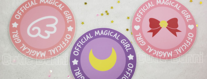 Official Magical Girl Vinyl Stickers