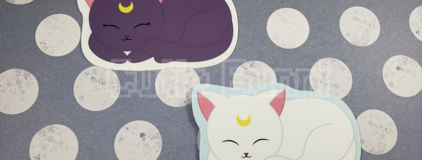 Sailor Moon Cats Vinyl Stickers