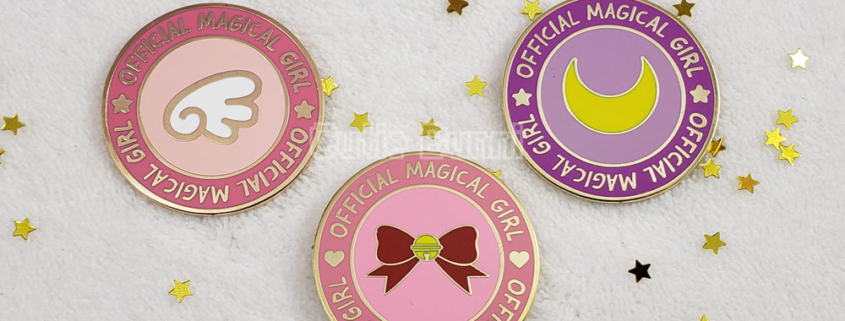 Official Magical Girl Enamel Pins