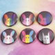 Pride Bunny Buttons