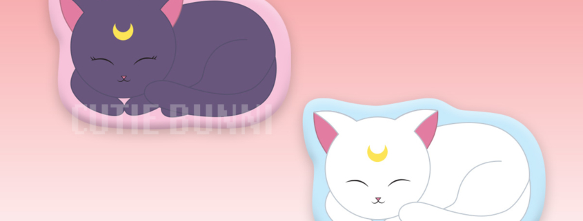 Sailor Moon Sleeping Luna Artemis