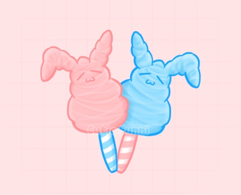 Cotton Candy Bunnies