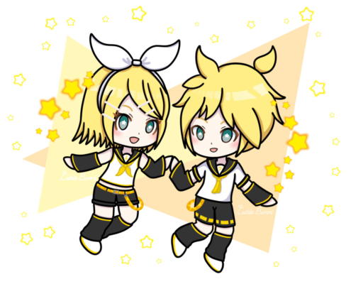 Rin & Len Kagamine Chibis