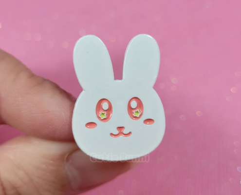 Bunny Head Mini Pin